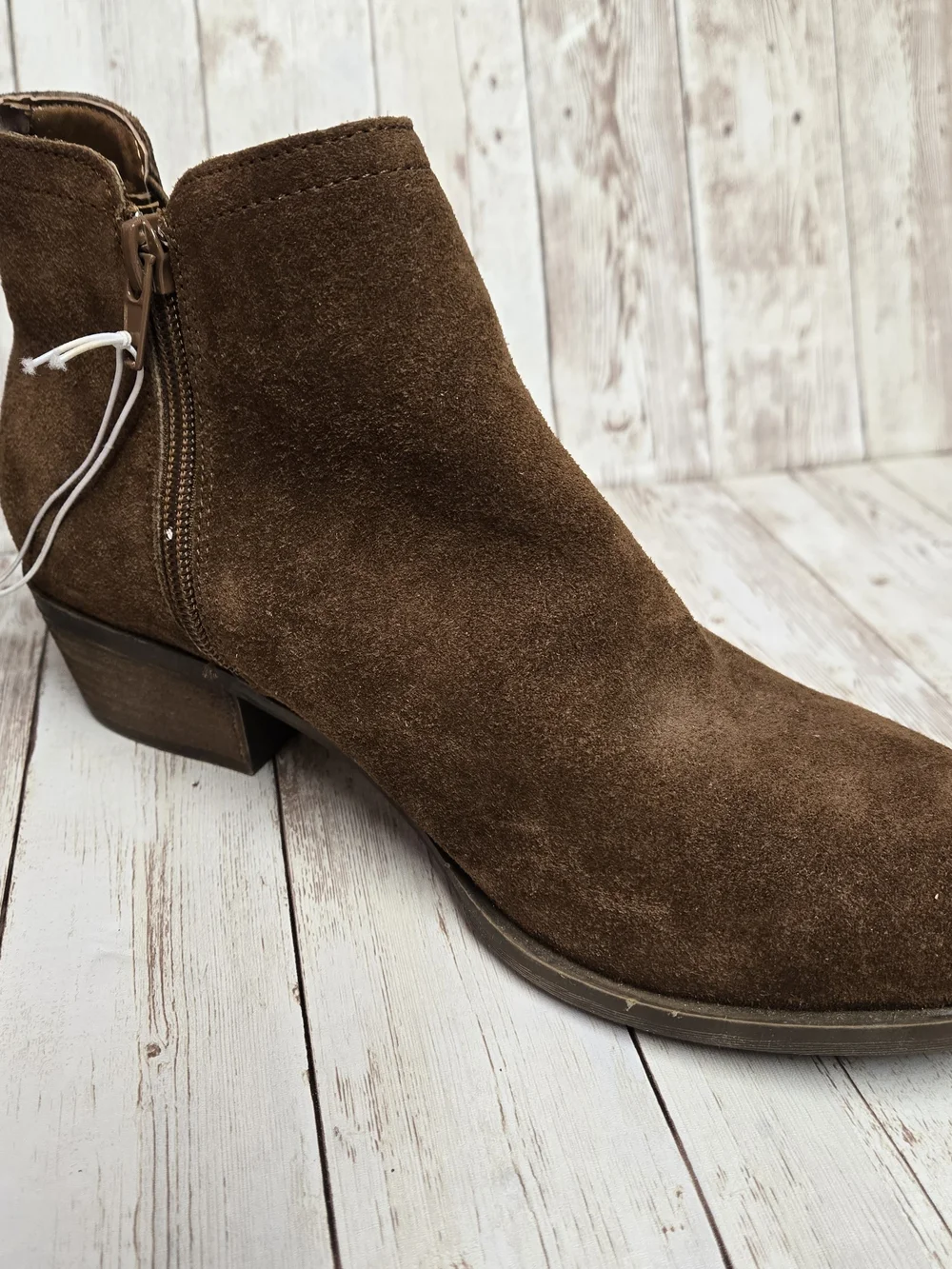 Kensie Gary Brown Suede Ankle Boots Size 9M Tag Attached